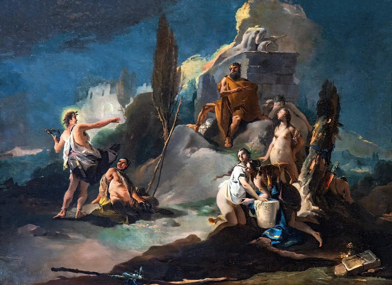 Midaksen tuomio - Giovanni Battista Tiepolo