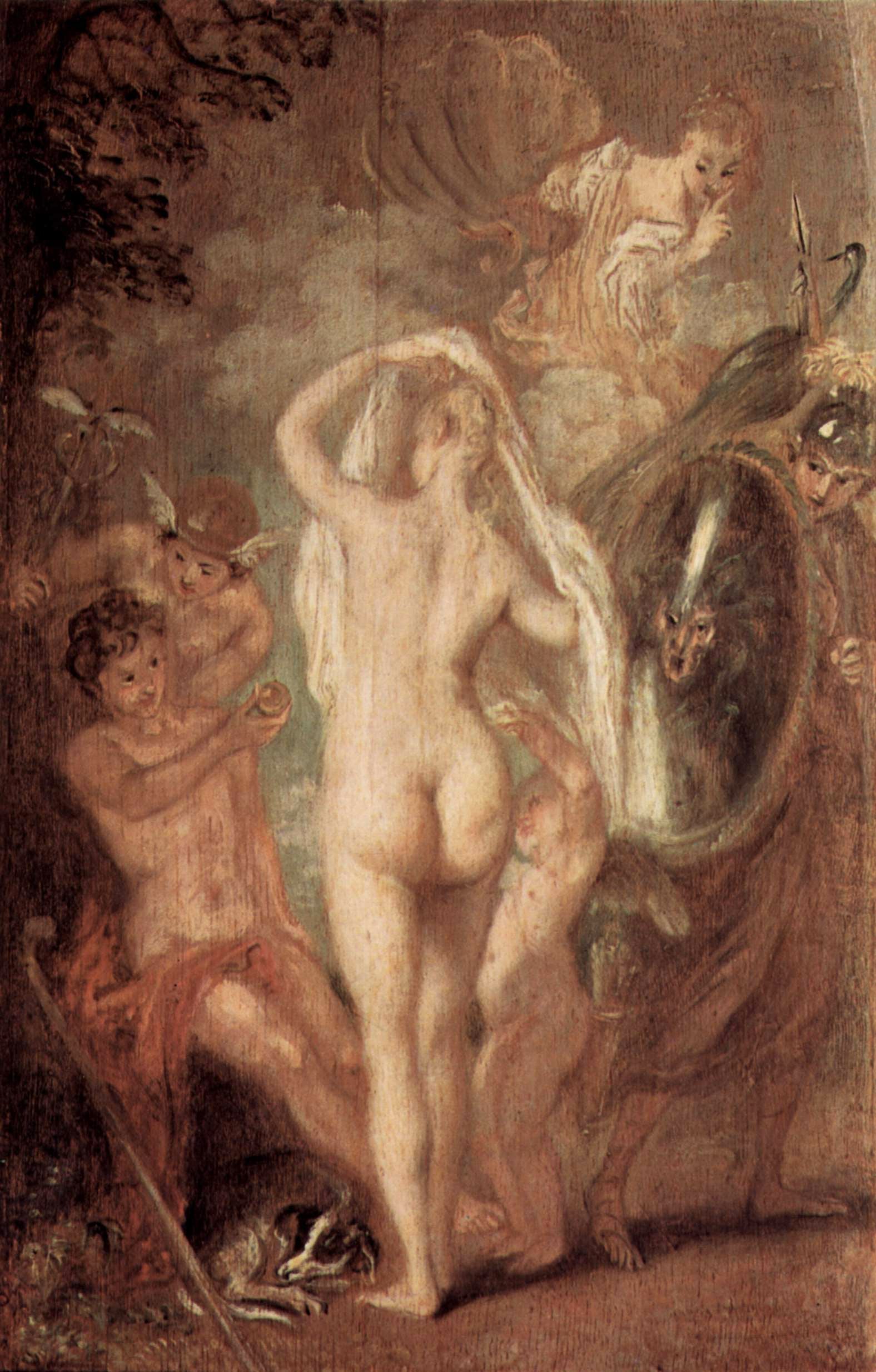 Le jugement de Paris - Antoine Watteau - Alpha Reproduction