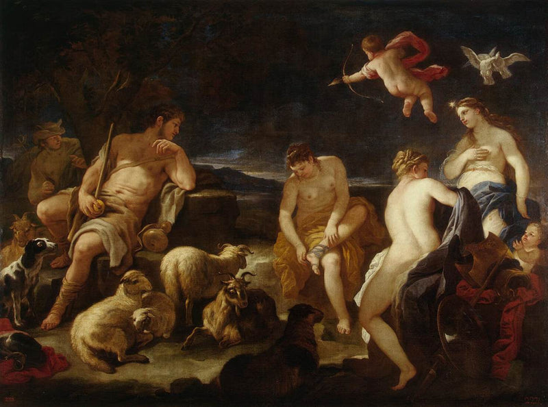 Pariisin tuomio - Luca Giordano