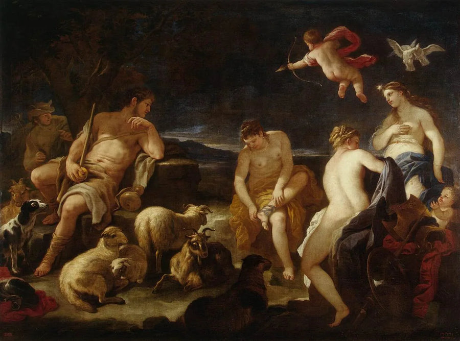 Pariisin tuomio - Luca Giordano