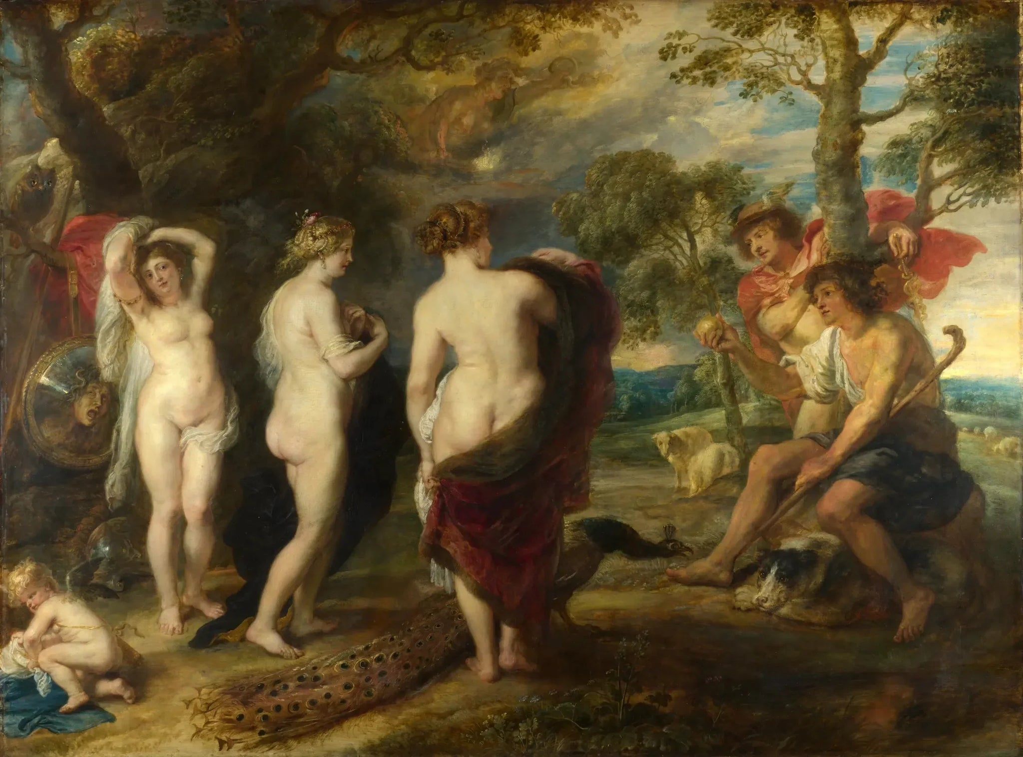 Le Jugement de Pâris - Peter Paul Rubens image 1 tableau peint à l’huile sur toile