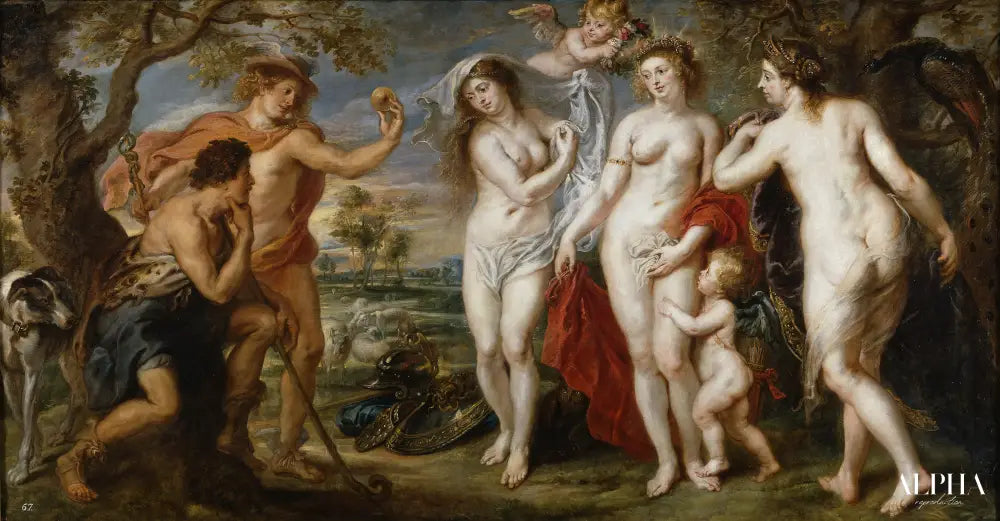 Le Jugement de Pâris - Peter Paul Rubens - Reproductions de tableaux et peintures haut de gamme