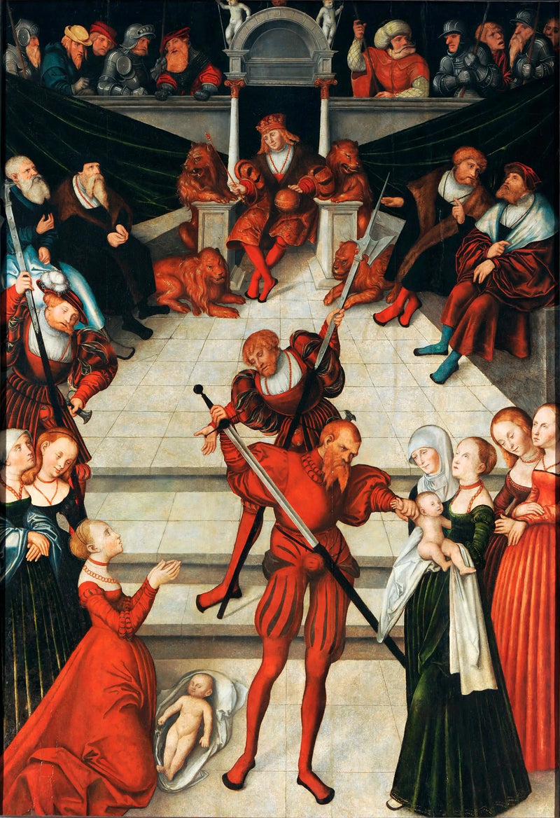 Salomonin tuomio - Lucas Cranach vanhempi