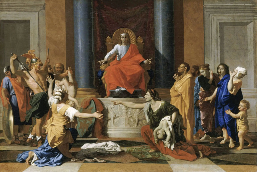 Salomonin tuomio - Nicolas Poussin