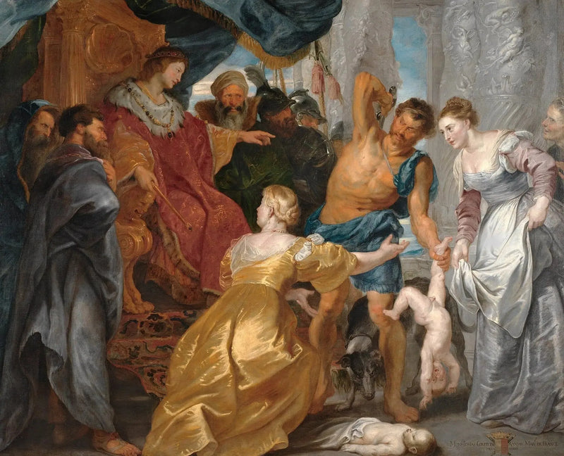 Salomonin tuomio - Peter Paul Rubens
