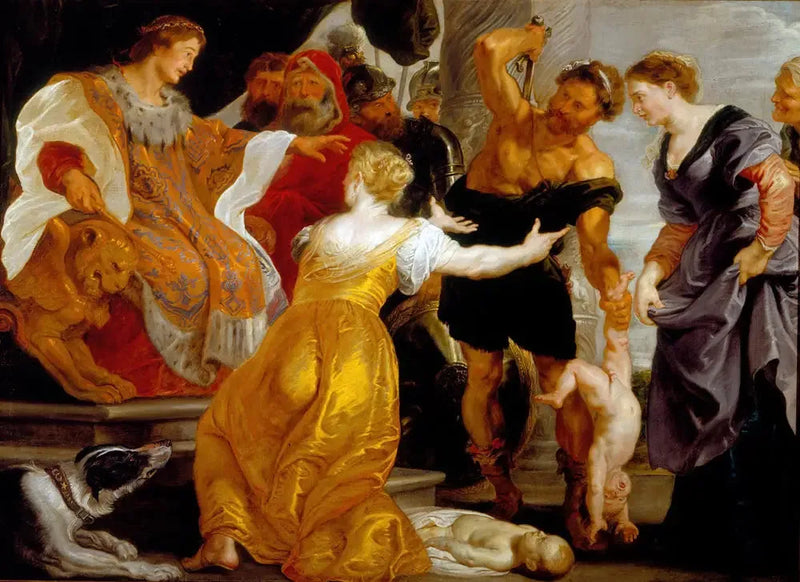 Salomonin tuomio - Peter Paul Rubens