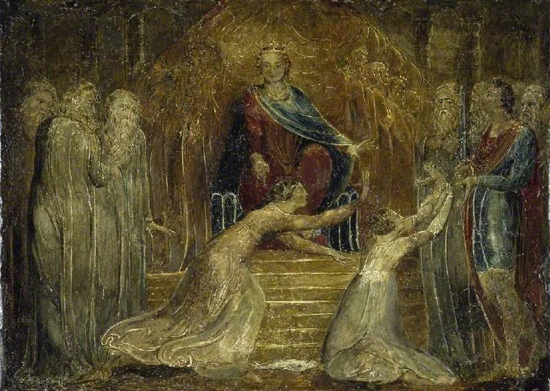 Salomonin tuomio - William Blake