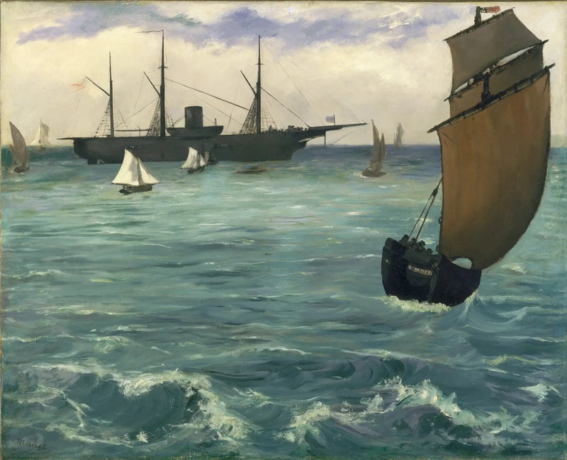 Kearsarge Boulognessa - Édouard Manet