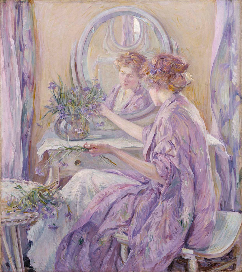 Violetti kimono - Robert Lewis Reid