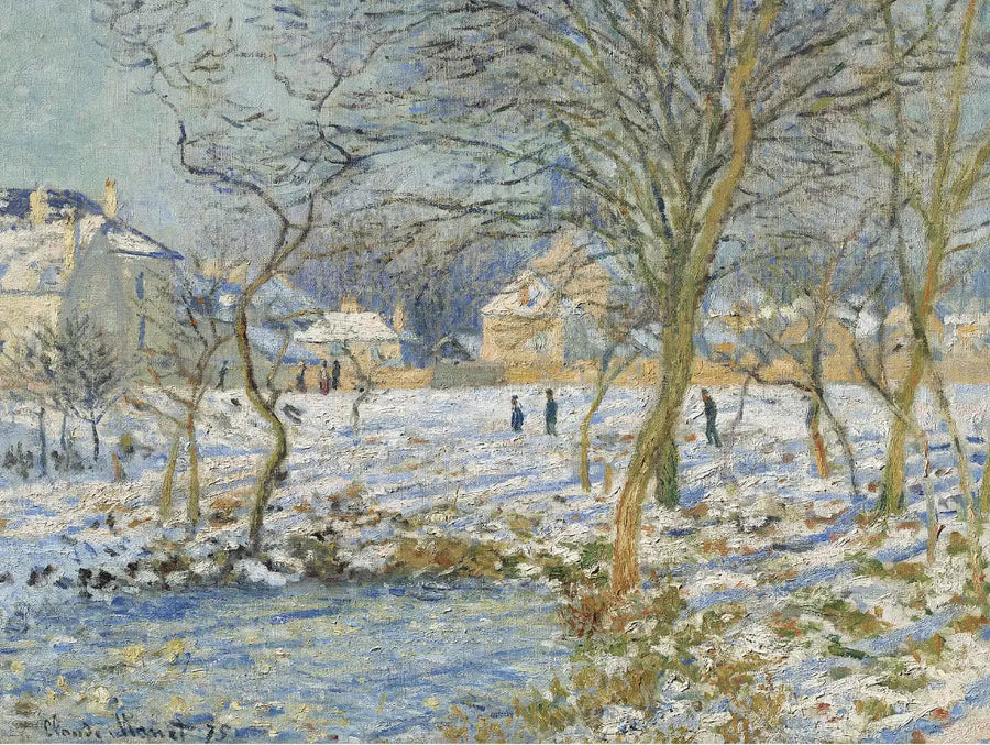 Järvi, lumen vaikutus - Claude Monet