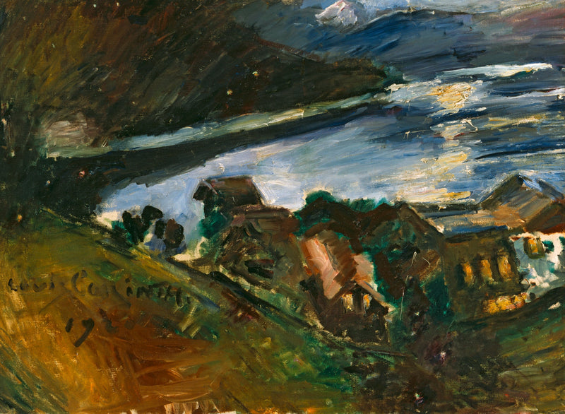 Walchensee-järvi Moonlightin äärellä - Lovis Corinth