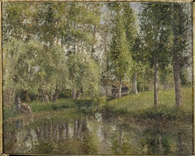Bazincourtin pesula - Camille Pissarro