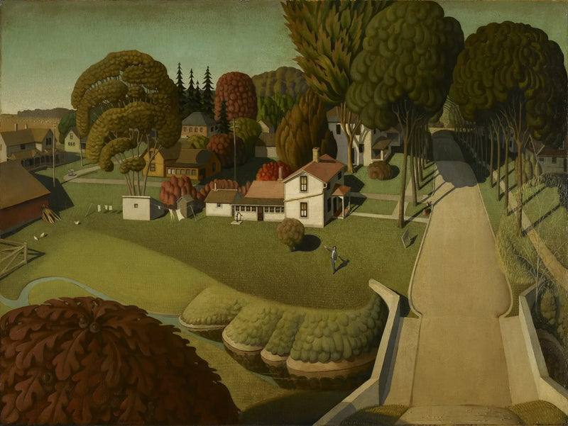 Herbert Hooverin syntymäpaikka, West Branch, Iowa - Grant Wood