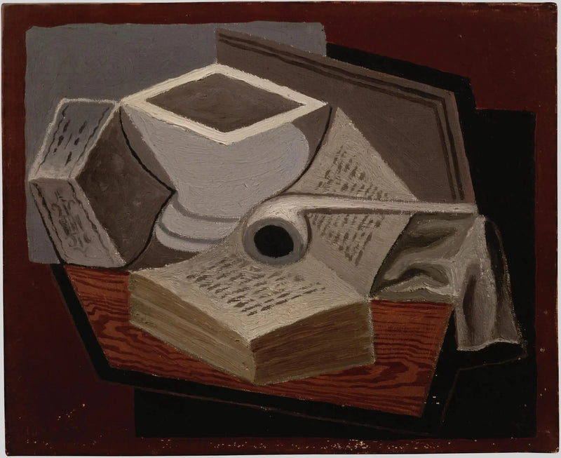 Auki oleva kirja - Juan Gris