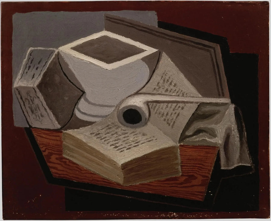 Auki oleva kirja - Juan Gris