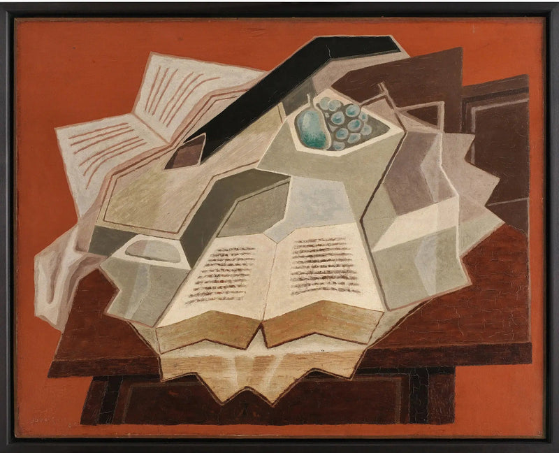 Auki oleva kirja - Juan Gris