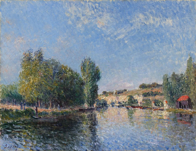 Loing Moret'ssa - Alfred Sisley