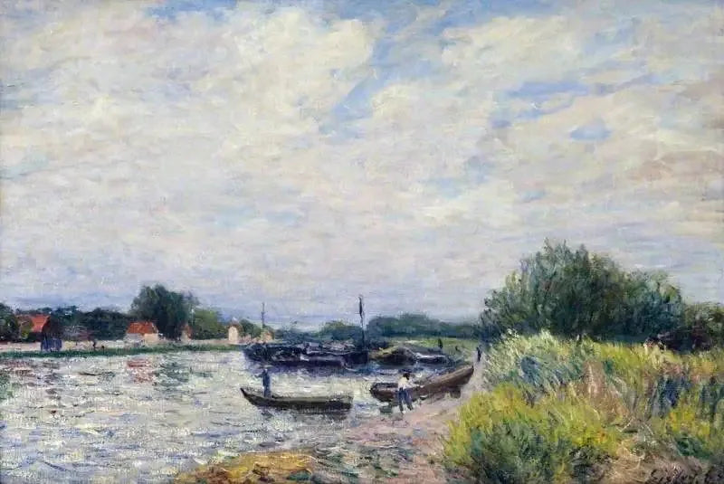 Loing Saint-Mammès'ssa - Alfred Sisley