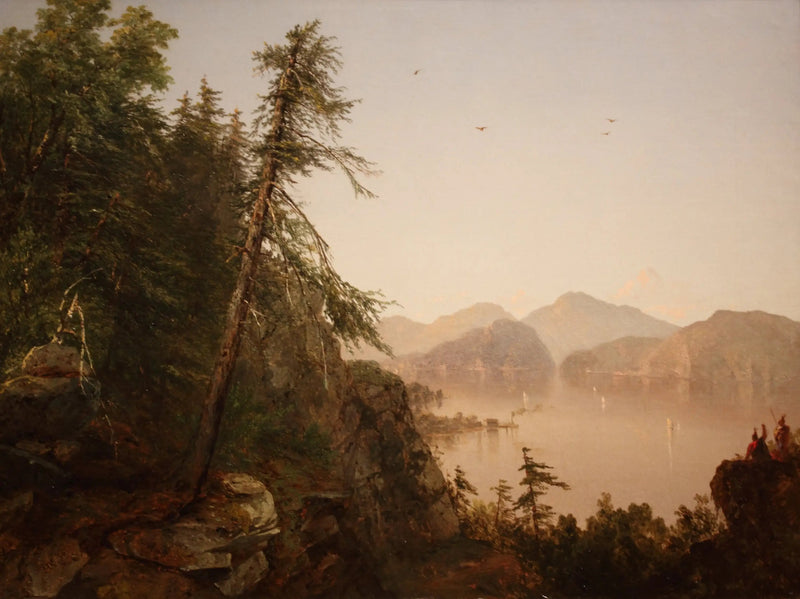 Hudson-joen varrella - John Frederick Kensett
