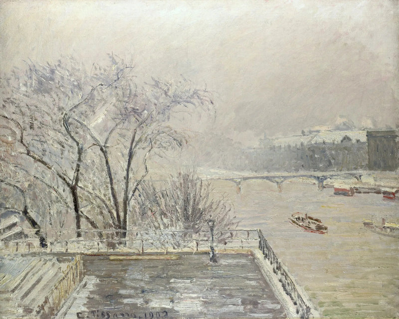 Louvre, Aamu, Lumiefekti (Toinen sarja) - Camille Pissarro