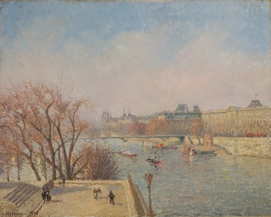 Louvre: Aamu, Aurinko - Camille Pissarro