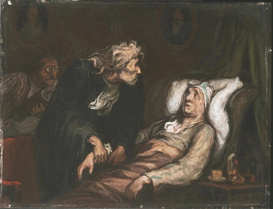 Kuvitteellinen potilas - Honoré Daumier