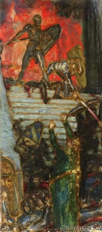 Nibelungien onnettomuus - Franz von Stuck