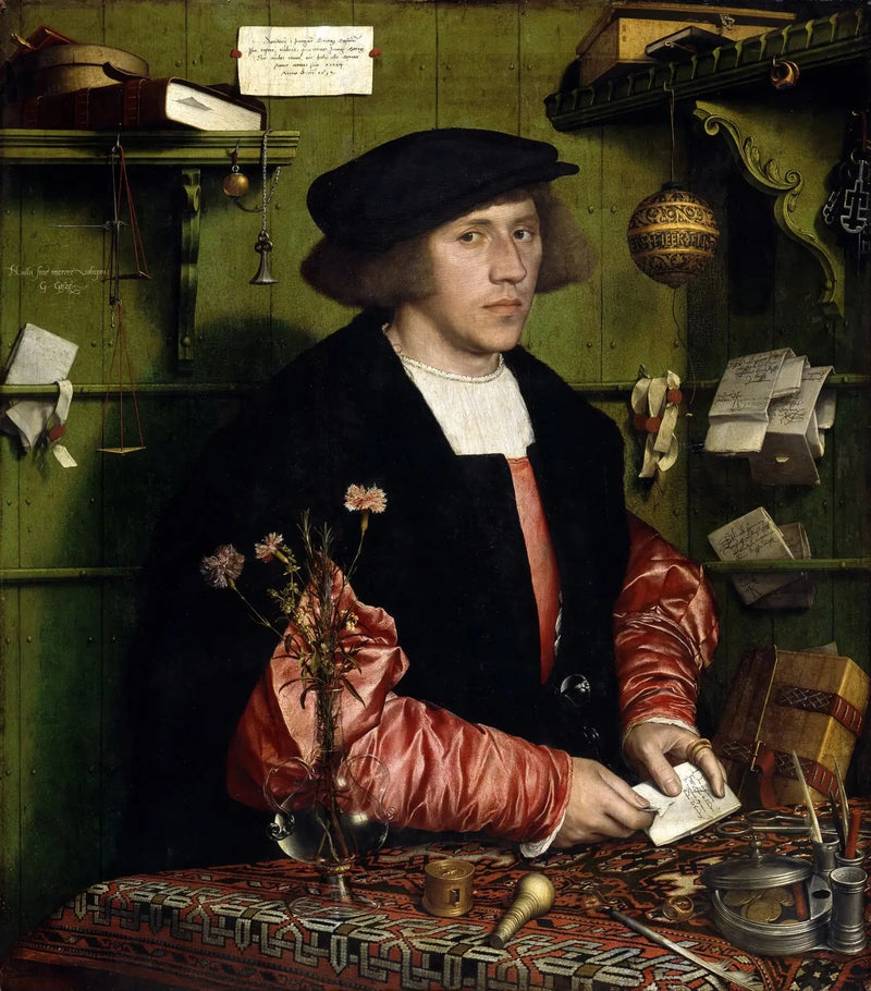 Le Marchand Georg Gisze - Hans Holbein nuorempi