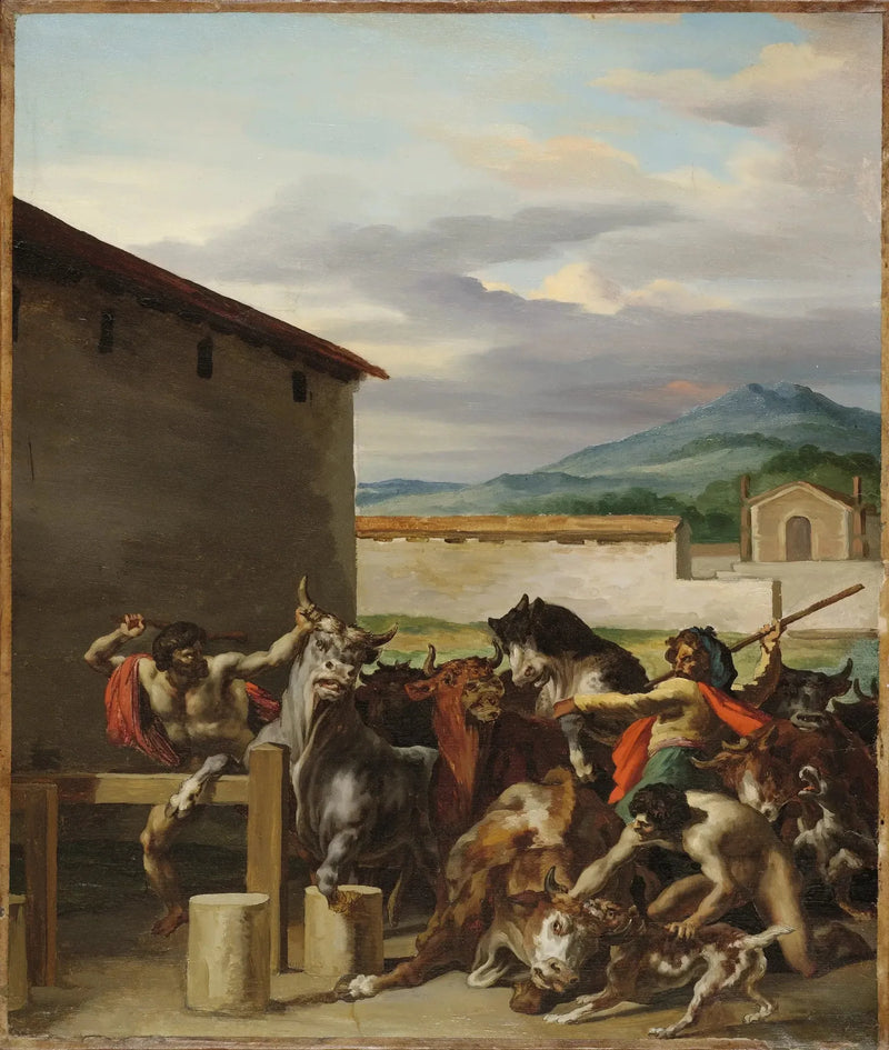 Härkämarkkinat - Théodore Géricault