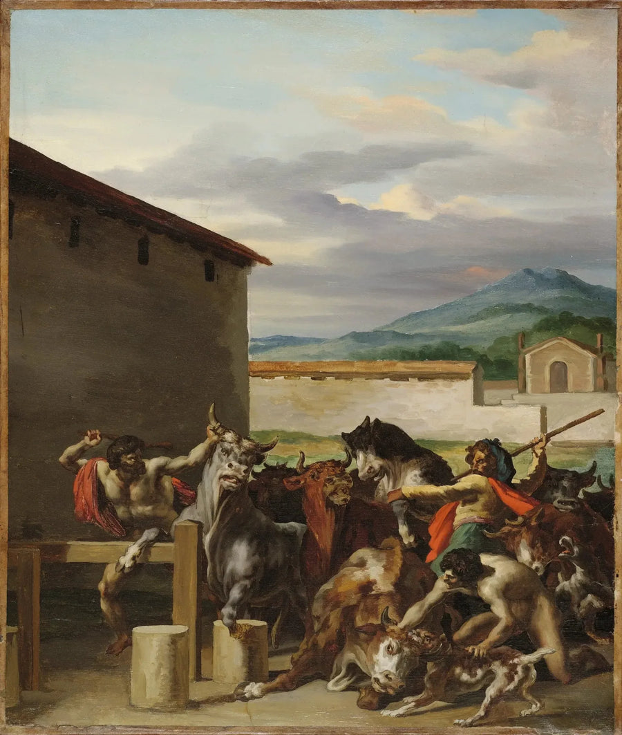 Härkämarkkinat - Théodore Géricault