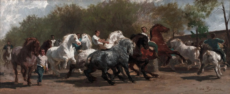 Hevosmarkkinat - Rosa Bonheur