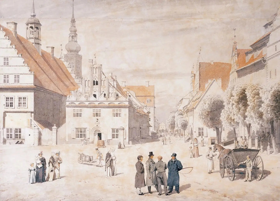 Greifswaldin tori - Caspar David Friedrich