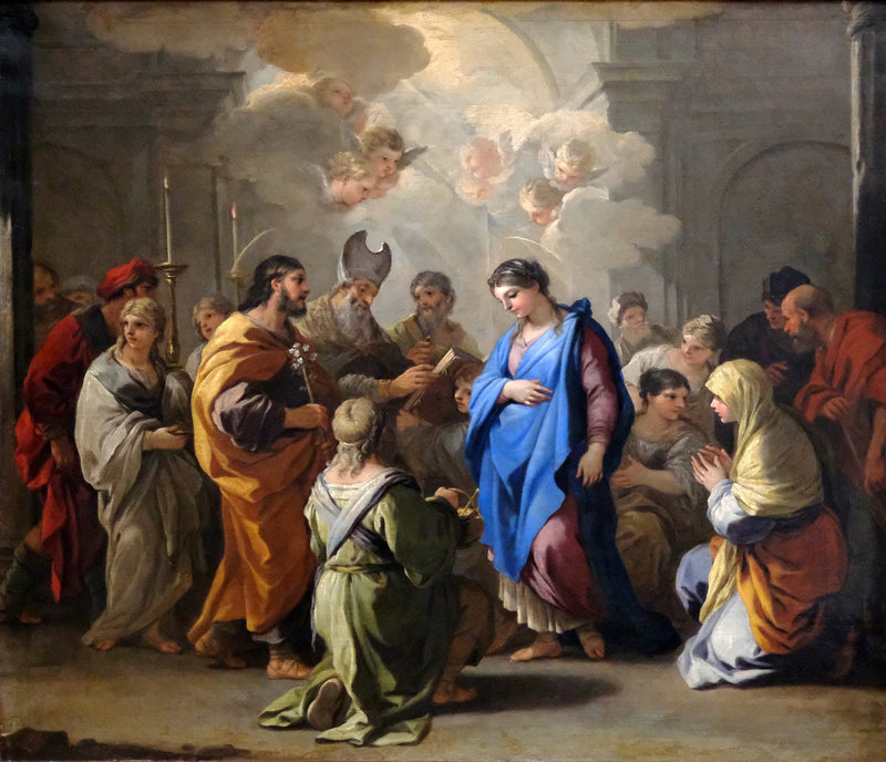 Neitsyt Marian häät - Luca Giordano
