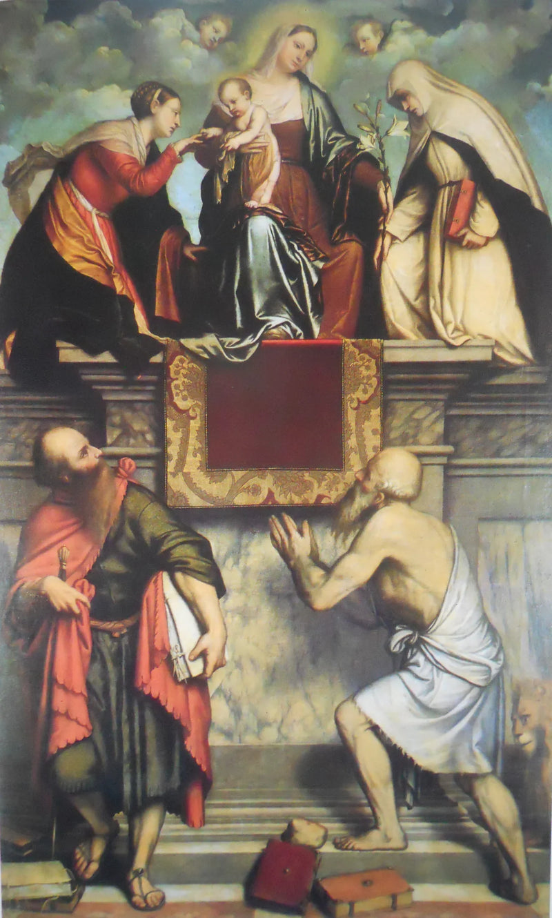 Sainte Catherine mystinen avioliitto - Alessandro Bonvicino
