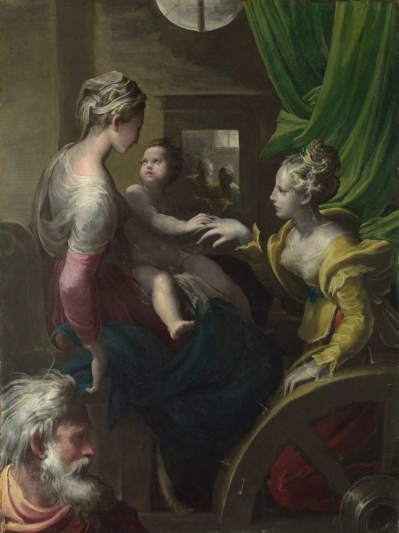 Pyhä Katariinan mystinen avioliitto - Parmigianino