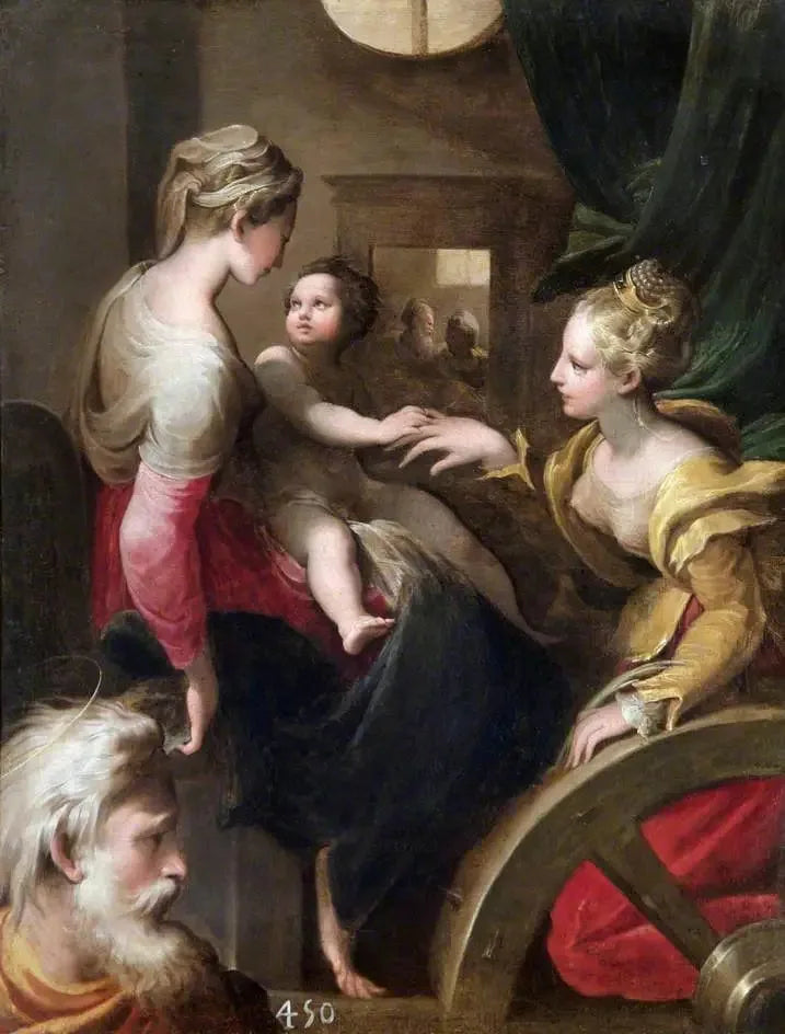 Pyhä Katariinan mystinen avioliitto - Parmigianino