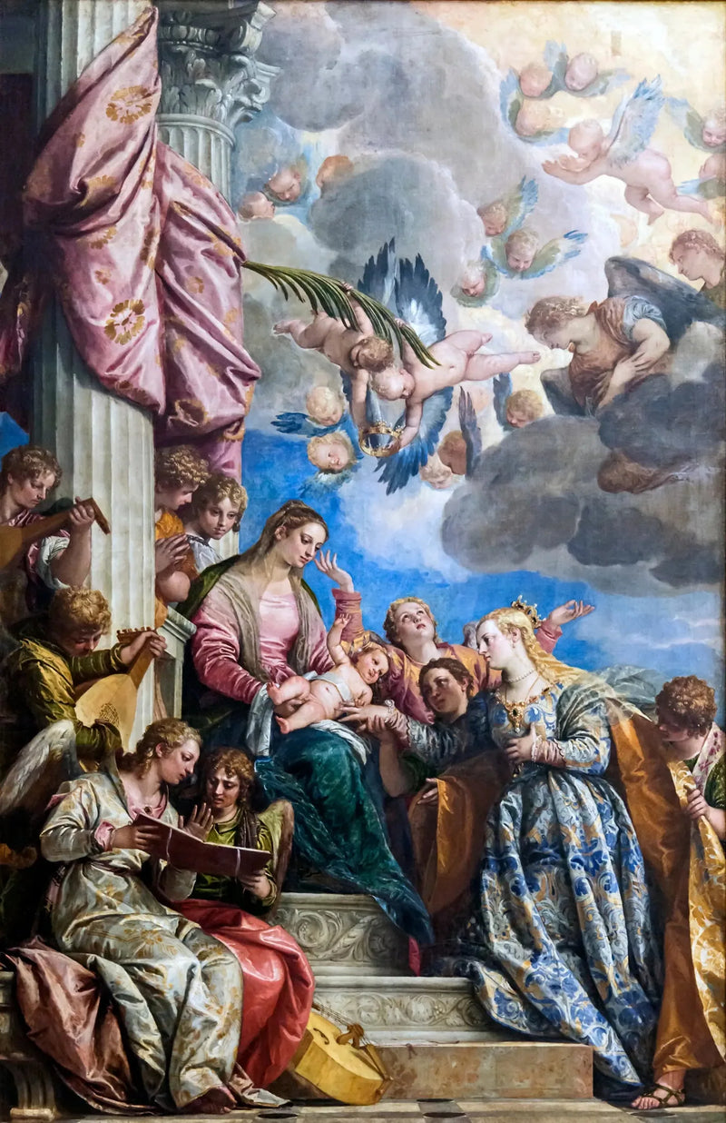 Sainte Catherine mystinen avioliitto - Paul Véronèse