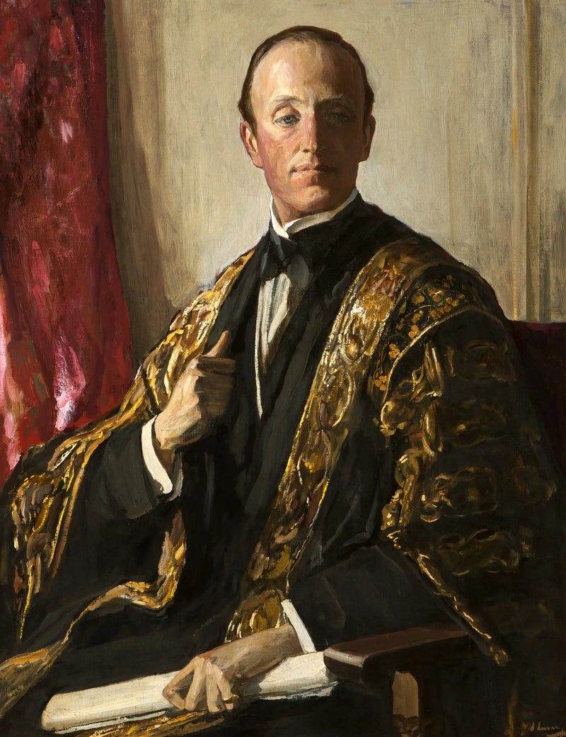 Londonderryn markiisi (1878-1949), KG, Belfastin Queen's Universityn rehtori - John Lavery