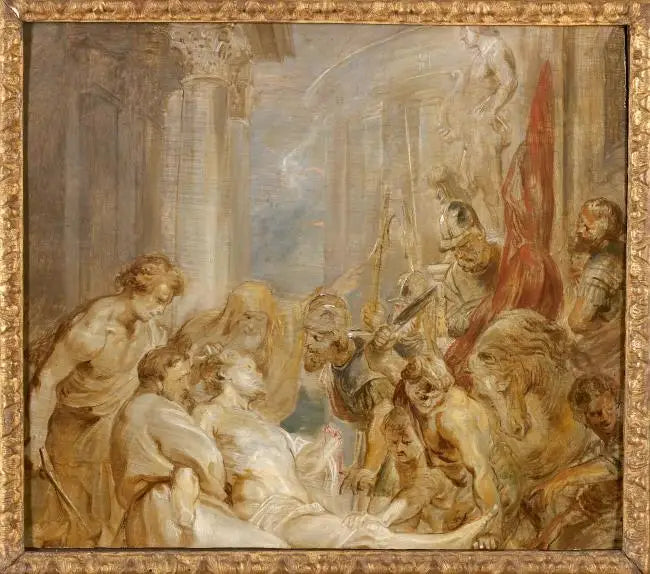 Pyhän Adrienuksen marttyyri, noin 1615-1621 - Peter Paul Rubens
