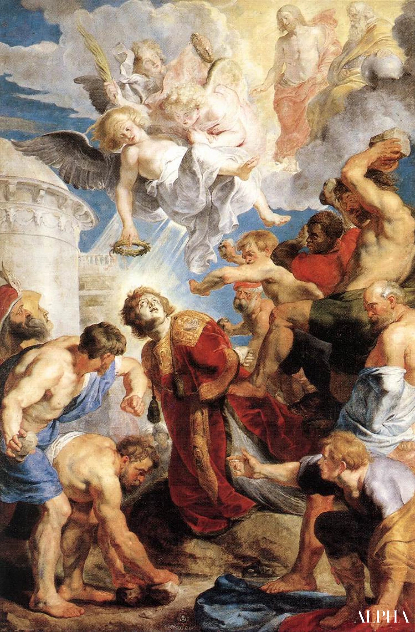 Pyhän Stefanuksen marttyyri - Peter Paul Rubens - Taulujen ja korkealaatuisten maalauksien reproduktiot