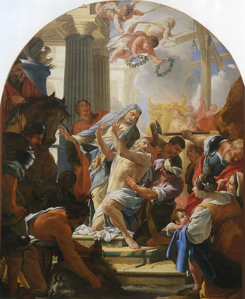 Pyhän Eustakhoksen marttyyrius - Simon Vouet
