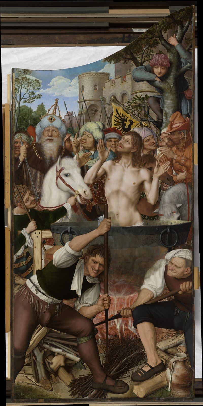 Pyhän Johanneksen marttyyri - Quentin Metsys