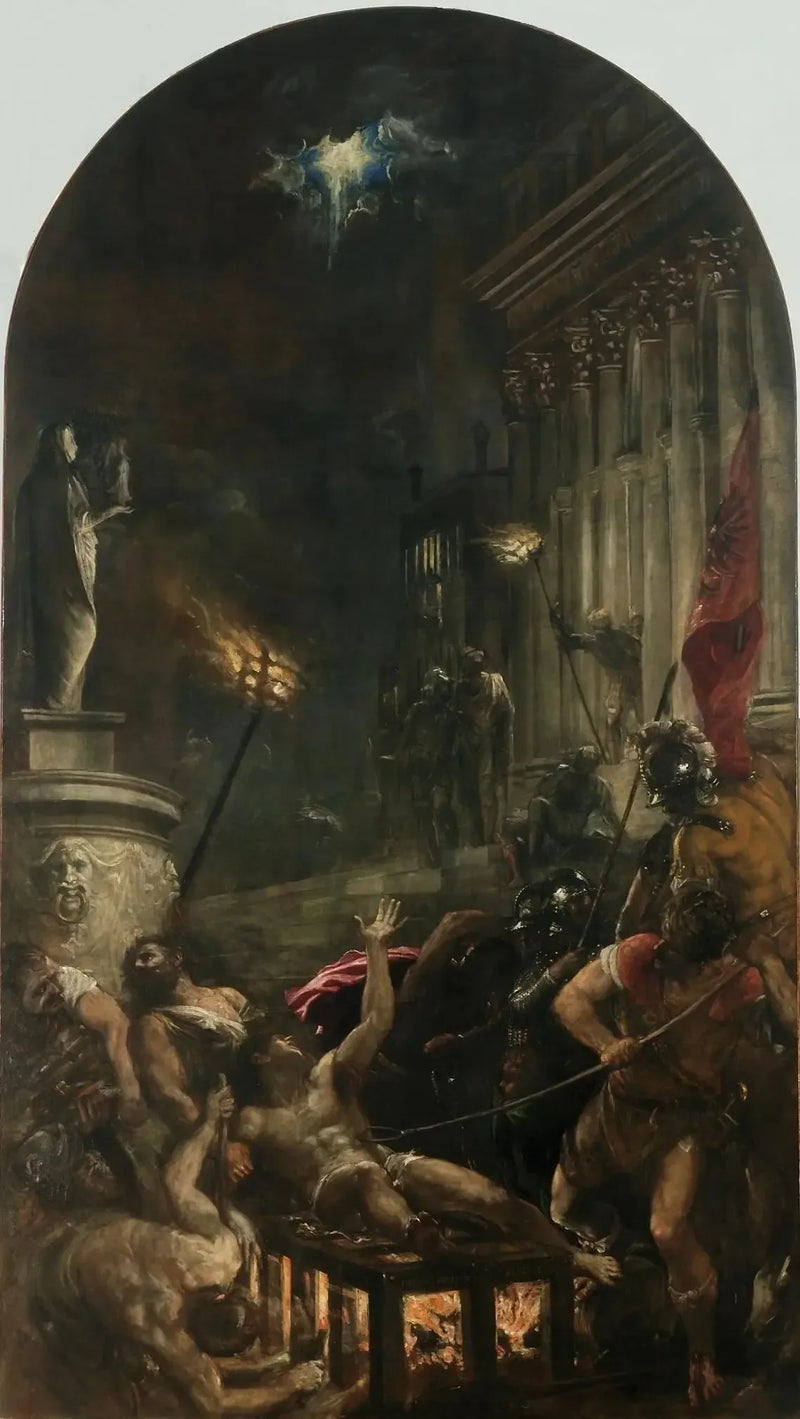 Pyhä Laurentiuksen marttyyri - Titian