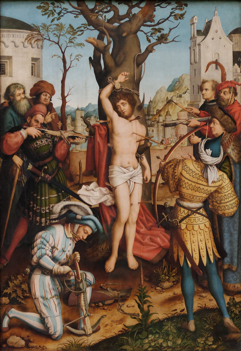 Pyhän Sebastianuksen marttyyri - Hans Holbein vanhempi