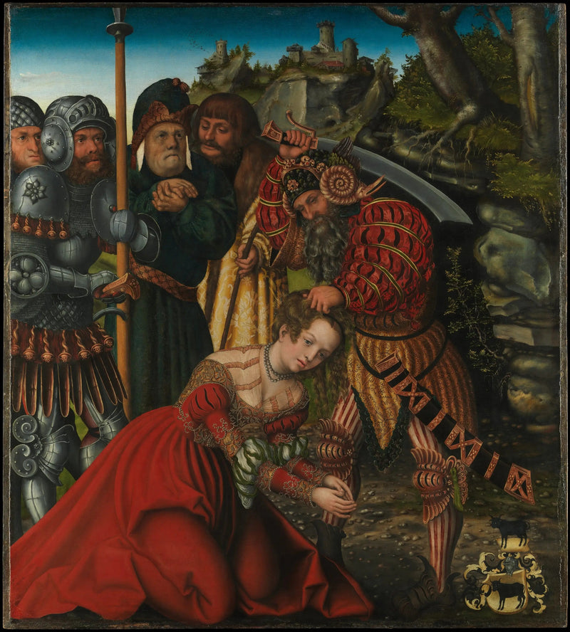 Pyhä Barbara Marttyyri - Lucas Cranach vanhempi