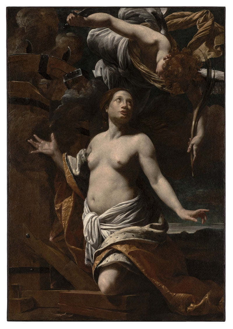 Pyhän Katariinan marttyyrius - Simon Vouet