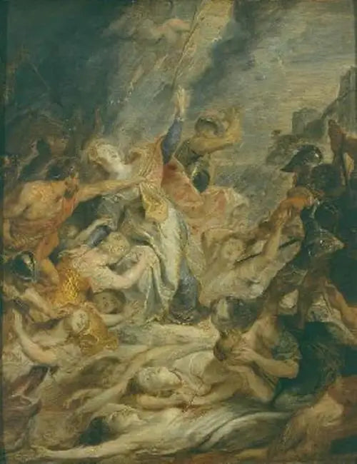 Pyhän Ursulan marttyyri - Peter Paul Rubens