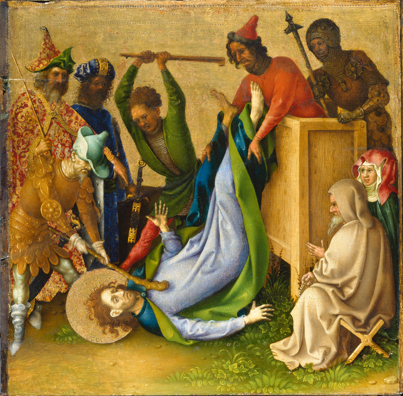 Apostolien marttyyri: Pyhän Jaakobin nuoremman marttyyri - Stefan Lochner