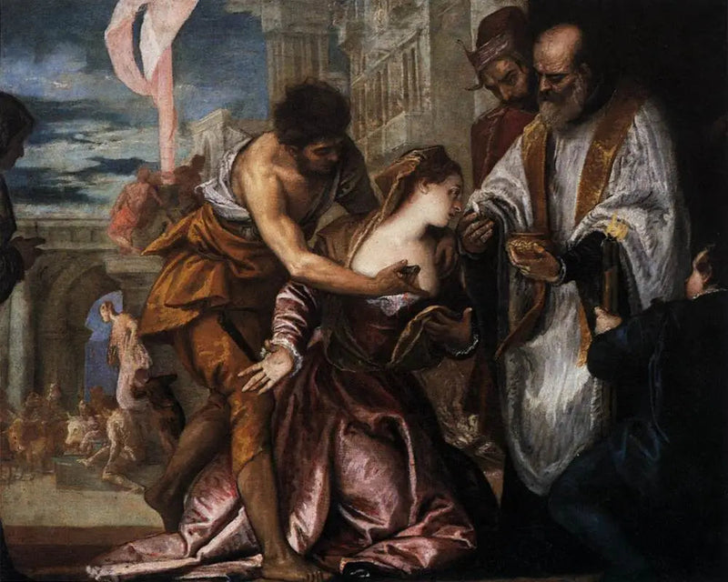 Pyhän Lucian marttyyrius ja viimeinen ehtoollinen - Paul Véronèse