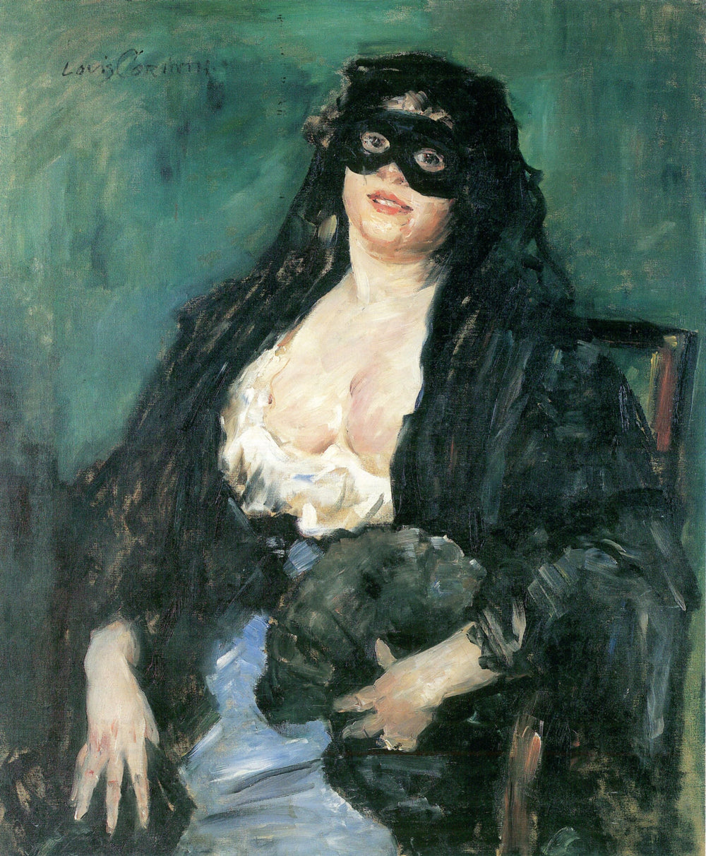 Le Masque Noir - Lovis Corinth image 1 reproduction réalisée par Alpha Reproduction